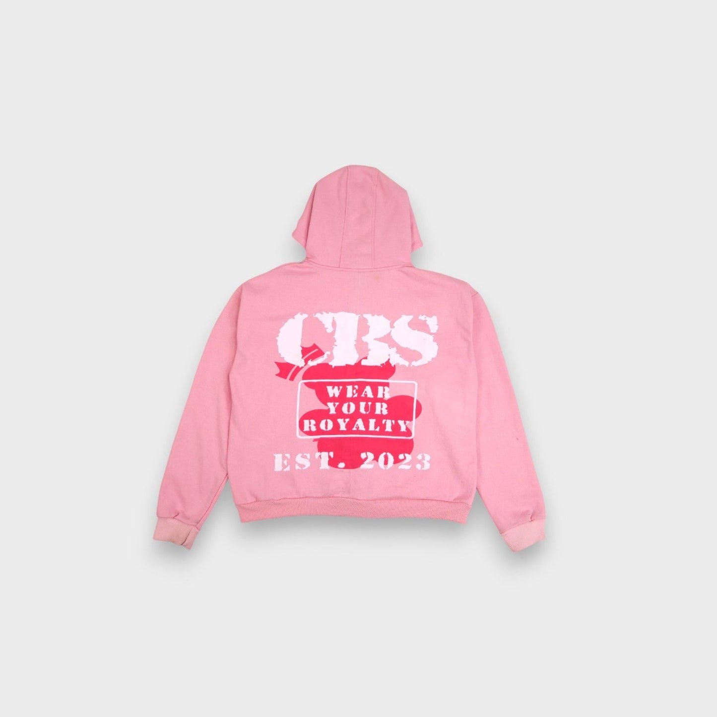 Sweat à capuche rose CBS